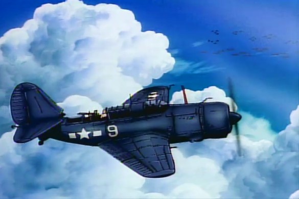 Anime Plane - The eternal zero, a 2013 anime film based on a novel of